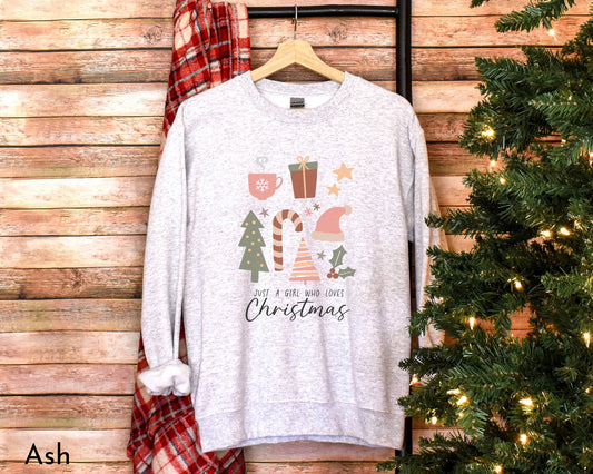 Loves Christmas Sweatshirt, Womens Gifts, Holiday Clothing, Cozy Sweatshirt, Christmas Sweatshirt, Cozy Holiday Crewneck, Boho Christmas