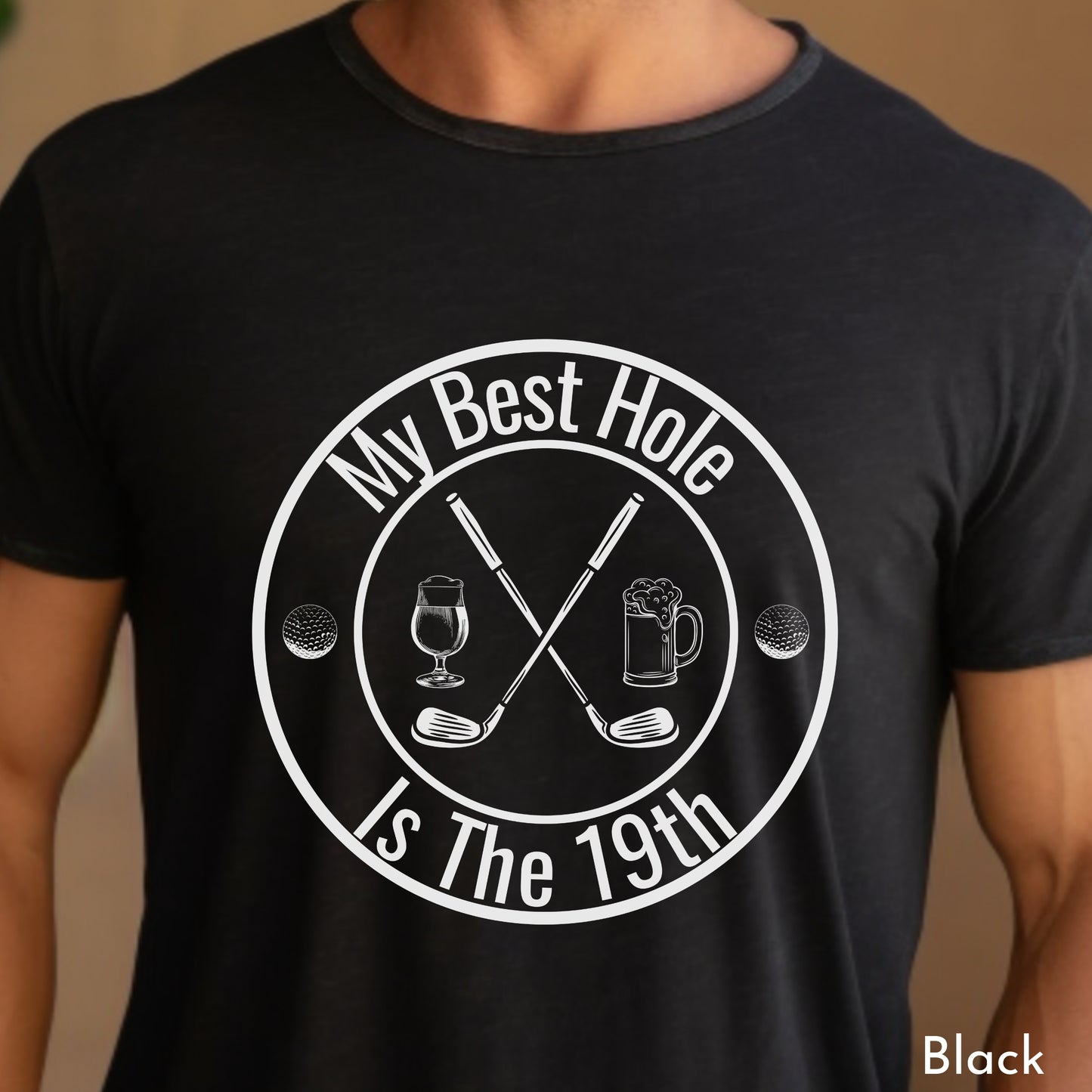 My Best Hole Shirt, Mens Gifts, Mens Clothing, Funny Mens Tee, Gifts for Friends, Boyfriend Gift, Gift for Golf Lovers, Funny Golf Tee