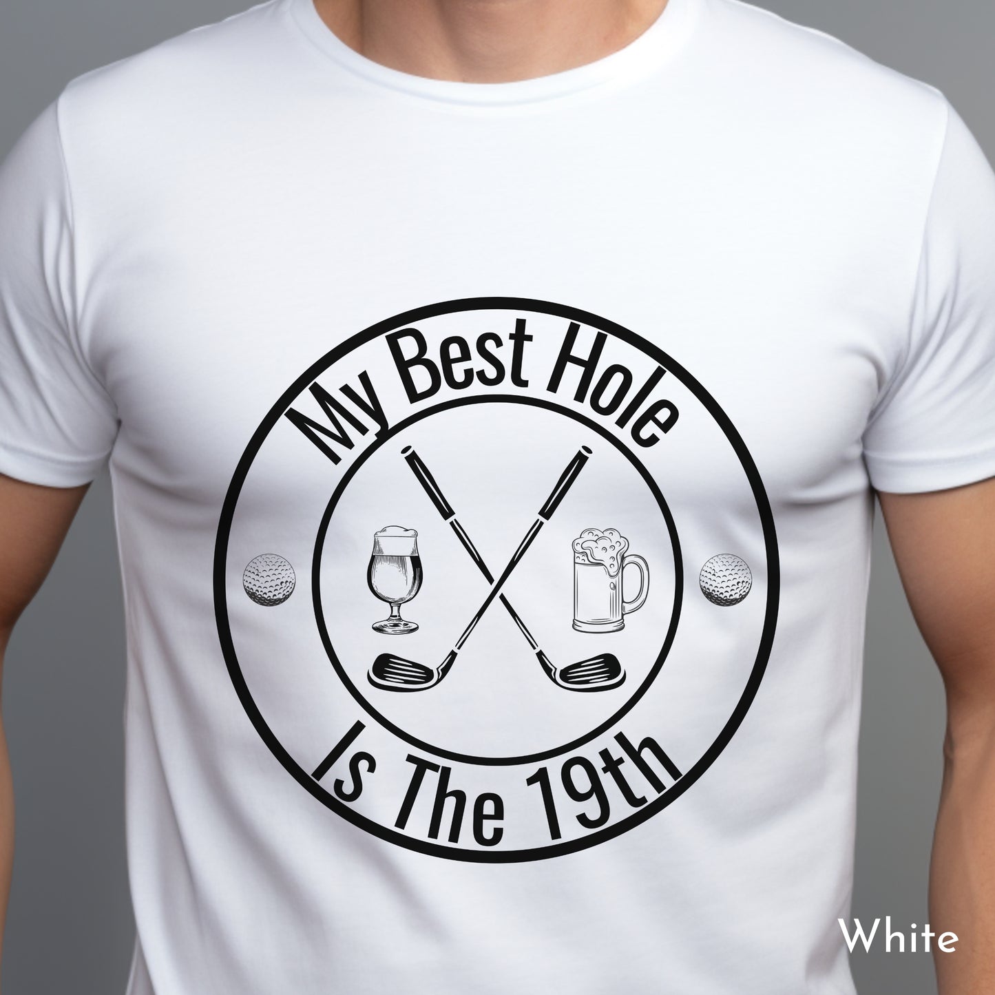 My Best Hole Shirt, Mens Gifts, Mens Clothing, Funny Mens Tee, Gifts for Friends, Boyfriend Gift, Gift for Golf Lovers, Funny Golf Tee