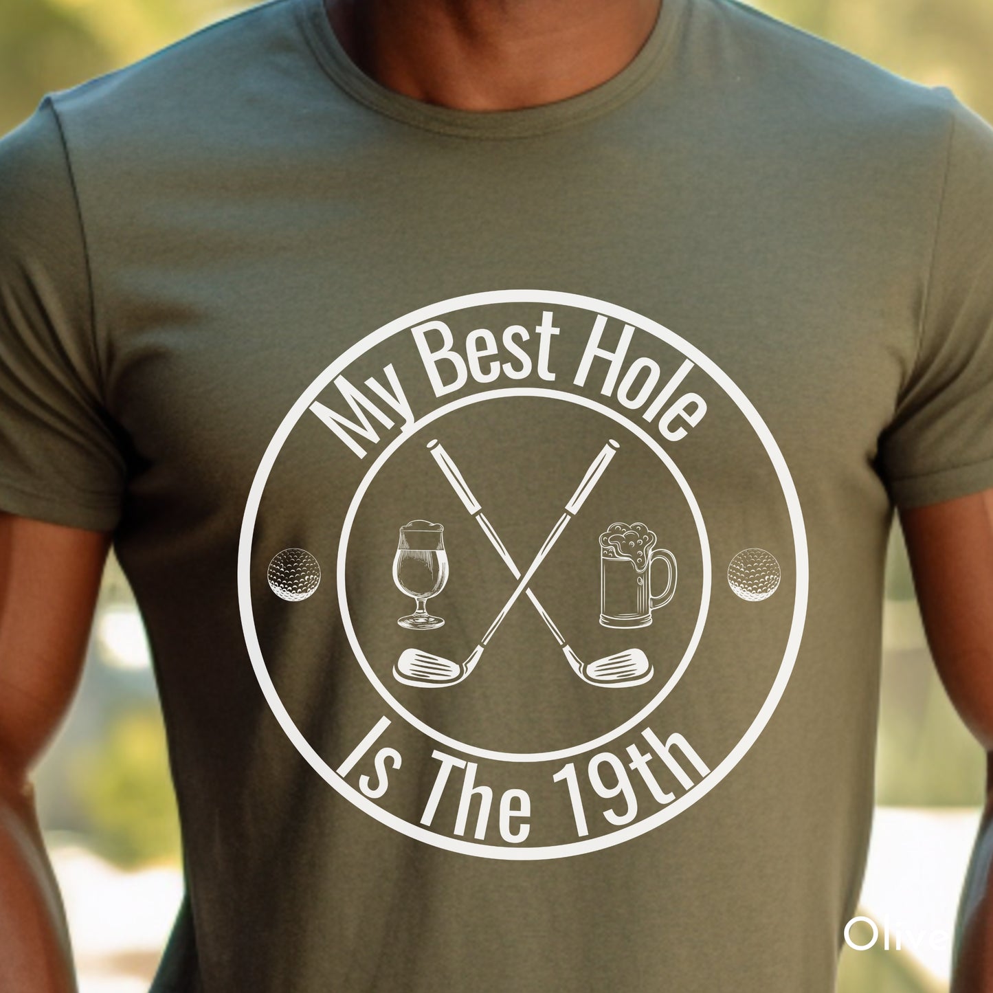 My Best Hole Shirt, Mens Gifts, Mens Clothing, Funny Mens Tee, Gifts for Friends, Boyfriend Gift, Gift for Golf Lovers, Funny Golf Tee