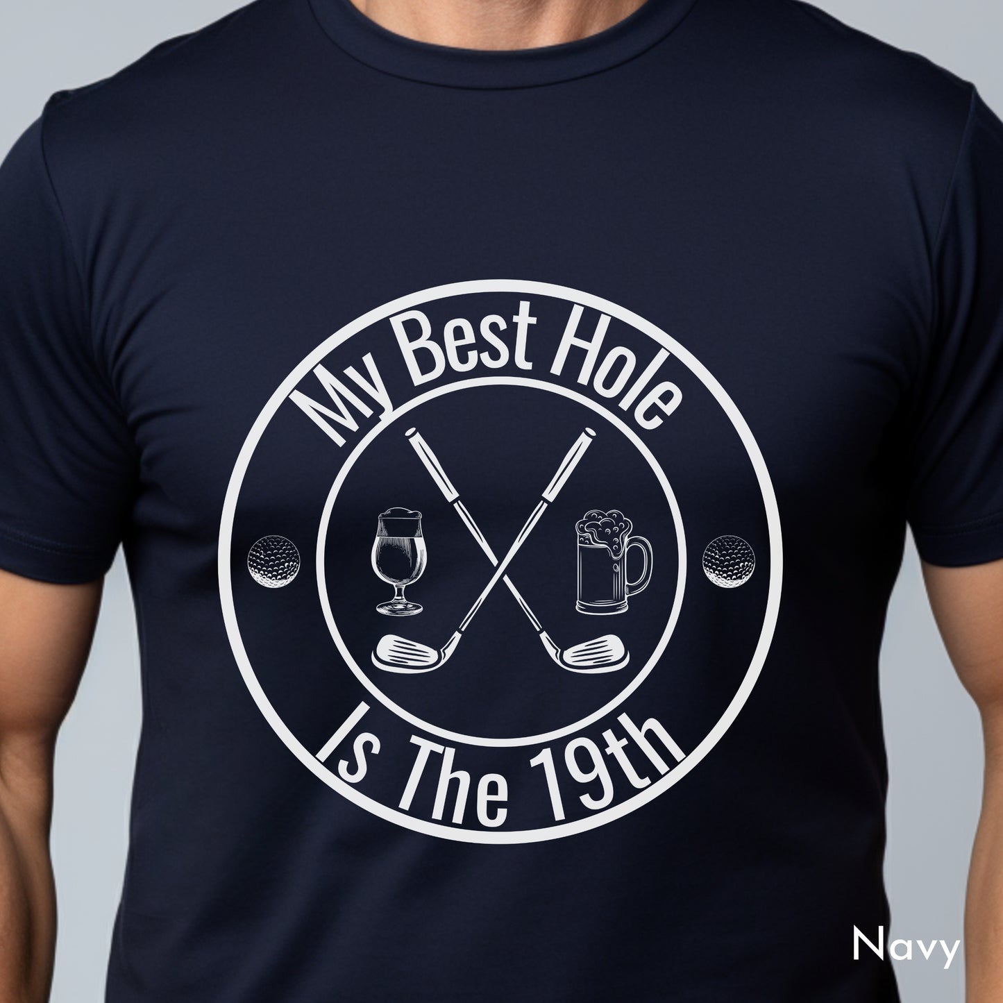 My Best Hole Shirt, Mens Gifts, Mens Clothing, Funny Mens Tee, Gifts for Friends, Boyfriend Gift, Gift for Golf Lovers, Funny Golf Tee