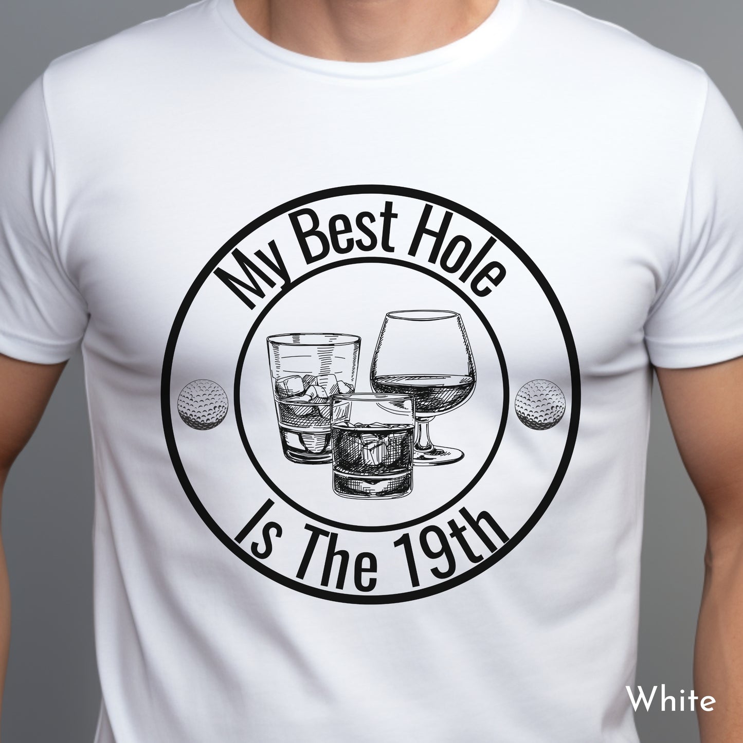 My Best Hole Whisky Shirt, Mens Gifts, Mens Clothing, Funny Mens Tee, Gifts for Friends, Party Attire, Boyfriend Gift, Gift for Golf Lovers