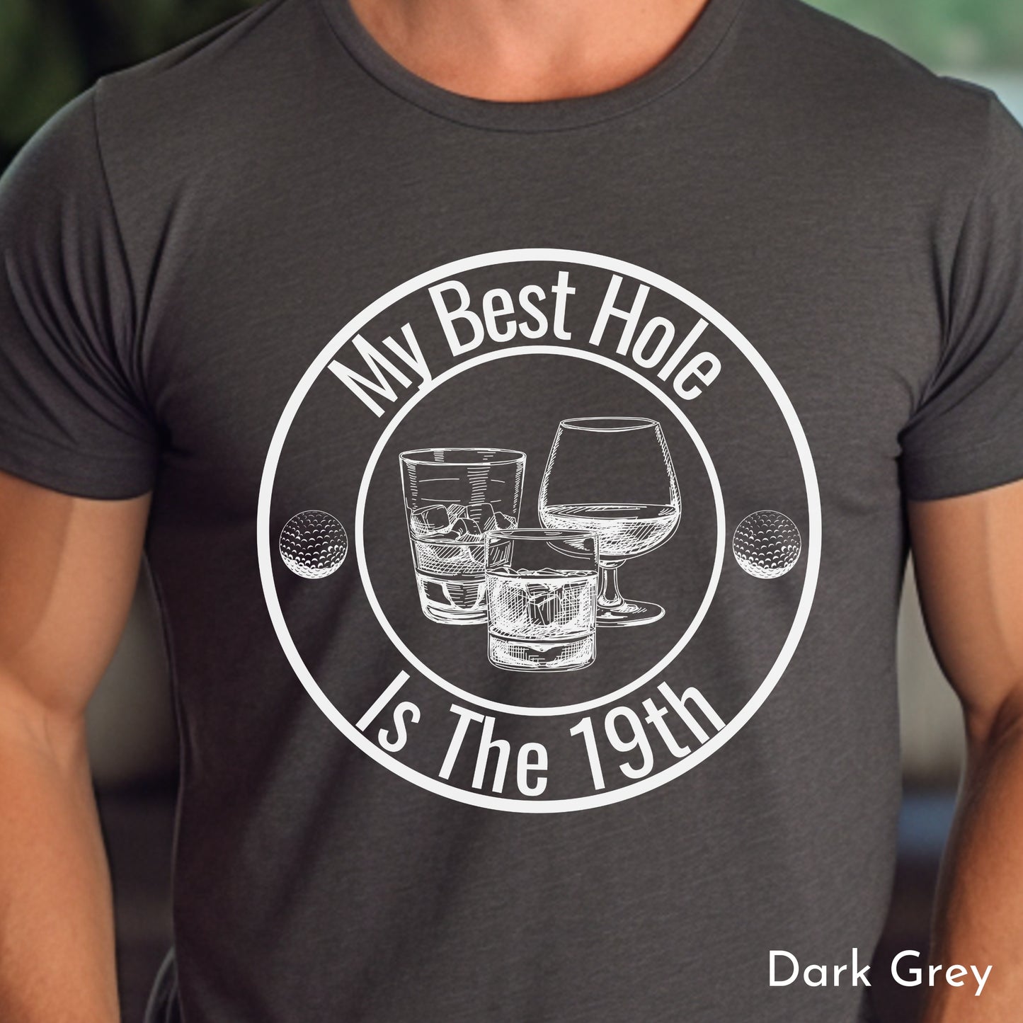 My Best Hole Whisky Shirt, Mens Gifts, Mens Clothing, Funny Mens Tee, Gifts for Friends, Party Attire, Boyfriend Gift, Gift for Golf Lovers