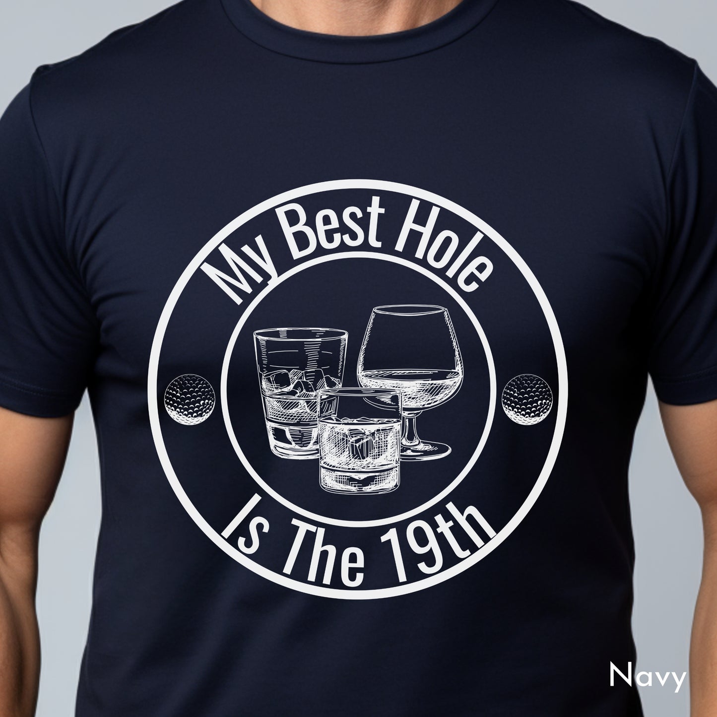 My Best Hole Whisky Shirt, Mens Gifts, Mens Clothing, Funny Mens Tee, Gifts for Friends, Party Attire, Boyfriend Gift, Gift for Golf Lovers