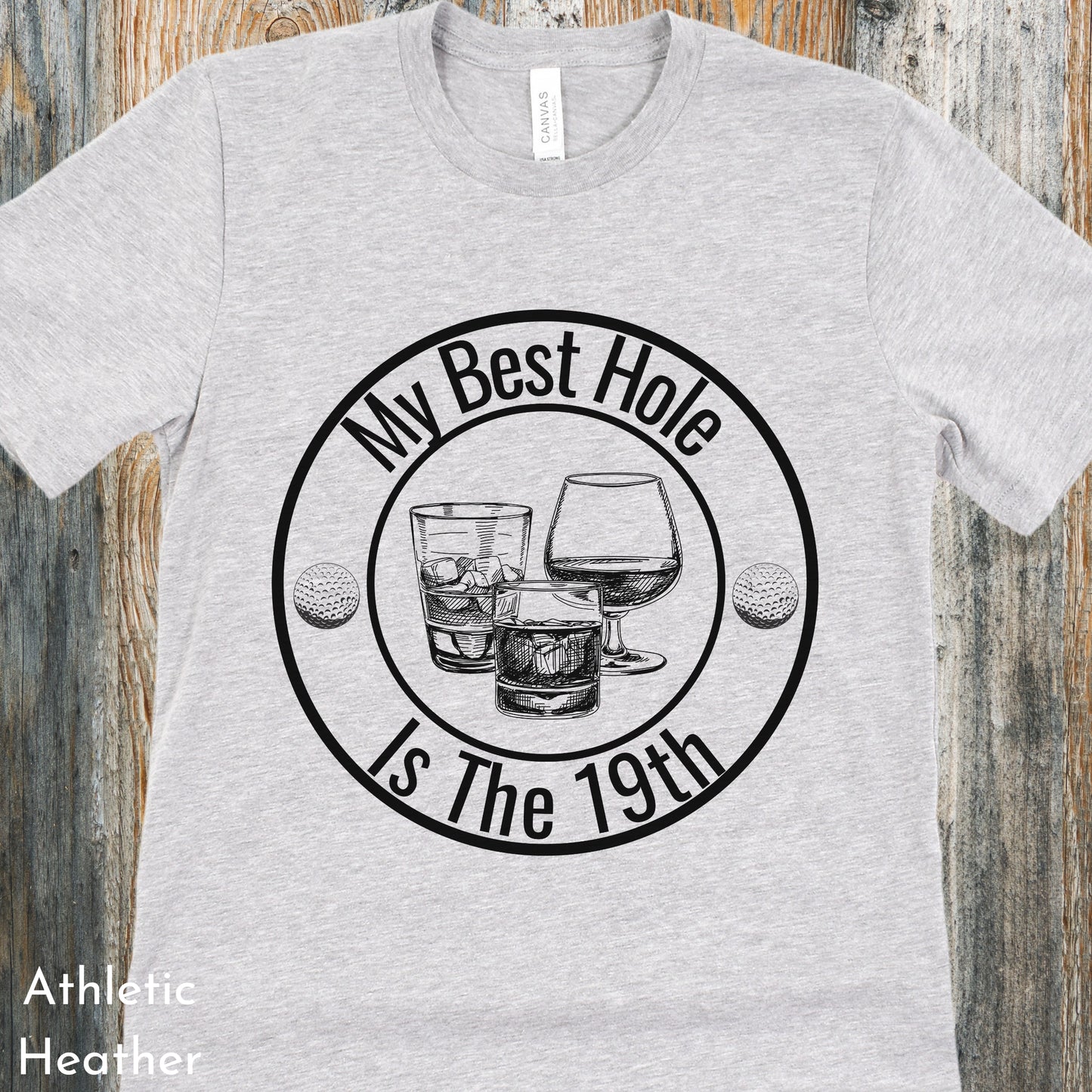 My Best Hole Whisky Shirt, Mens Gifts, Mens Clothing, Funny Mens Tee, Gifts for Friends, Party Attire, Boyfriend Gift, Gift for Golf Lovers