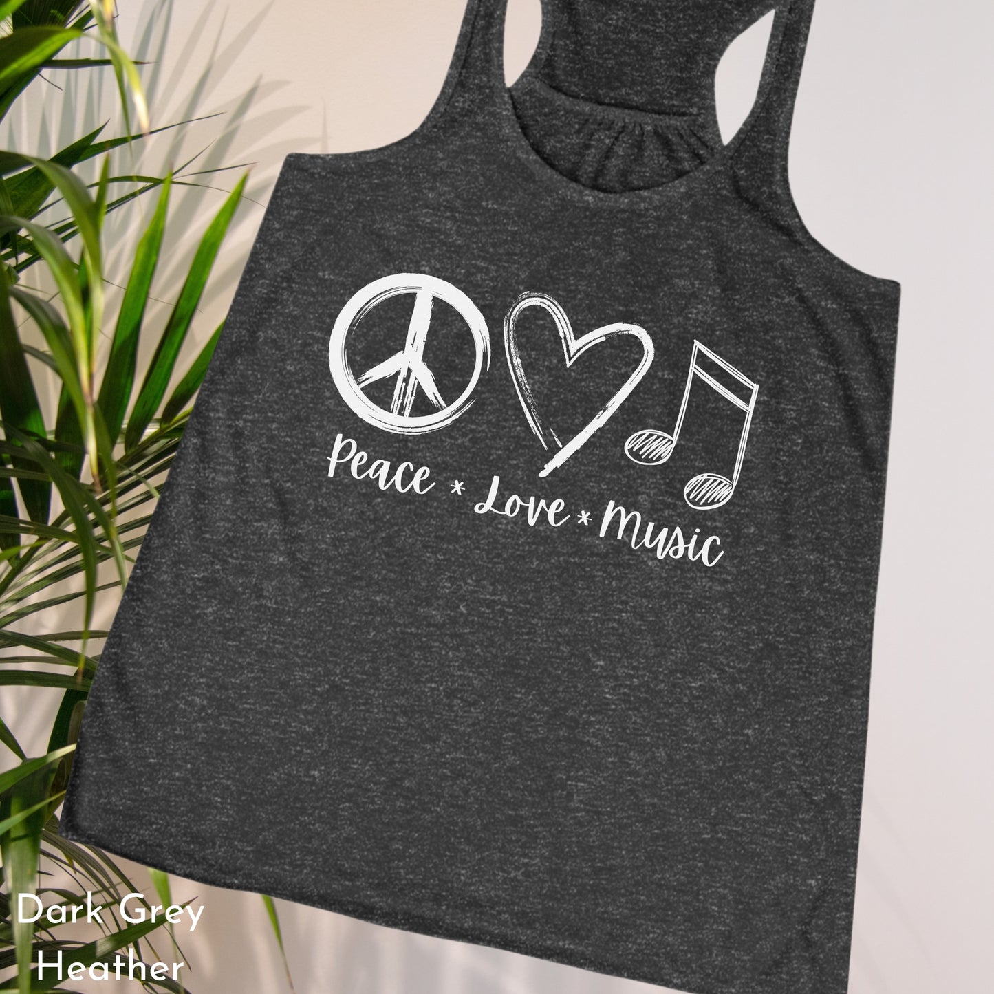 Peace Love Music Tank, Gifts for Music Lovers, Music Festival Attire, Concert Tank Top, Womens Tank, Gifts for Her, Gifts for Music Fans